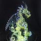 Full crushed opal dragon sculpture