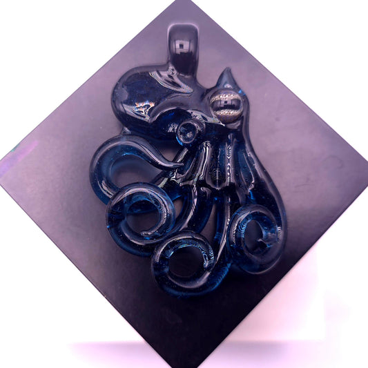 Atomic stardust octopus pendant