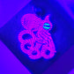 Uv reactive mimic octopus pendant