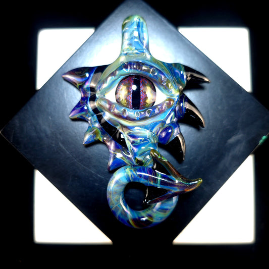 Shooting star dragon pendant