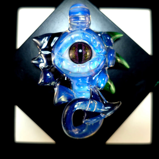 Moonstone dragon themed pendant