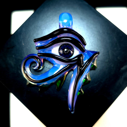 Mini neo opal eye of Ra pendant
