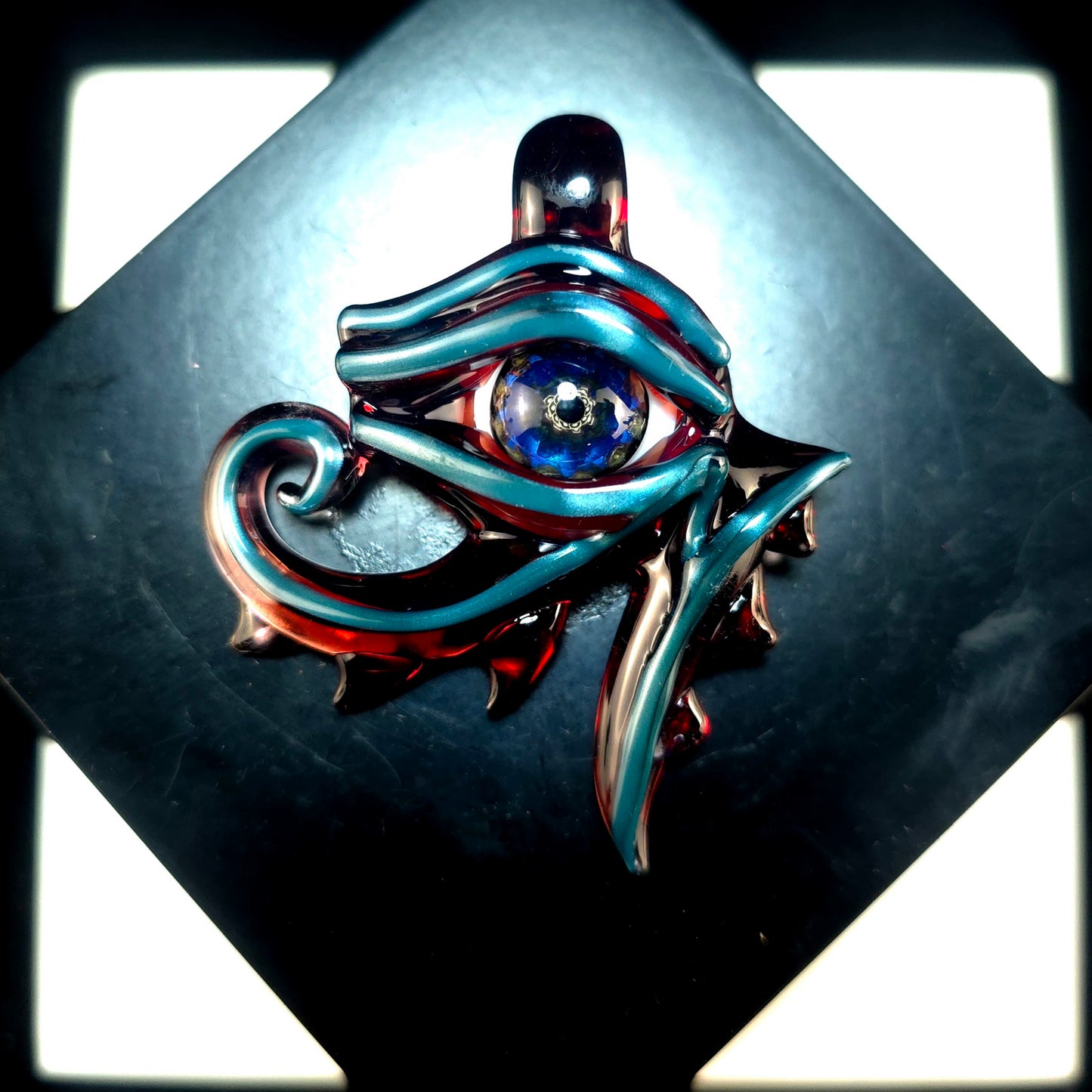 Ruby slippers mini eye of Ra