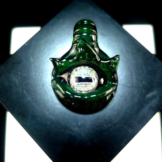 Plantfibian octopus eye pendant