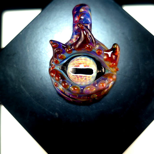 Amber purple octopus eye