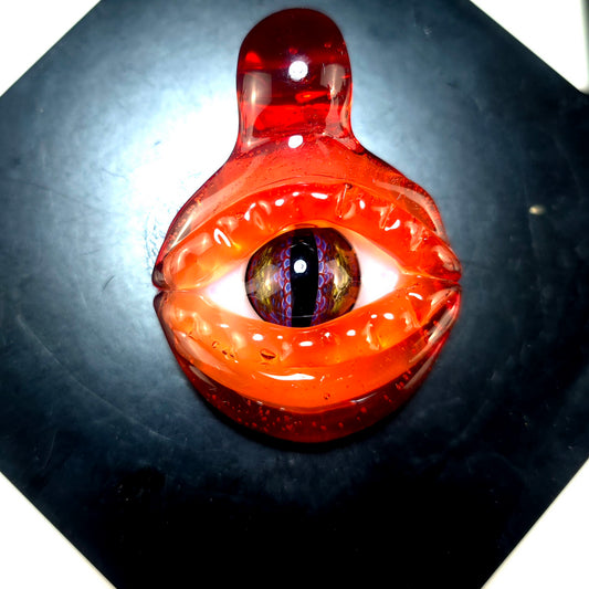 Sunstone dragons eye pendant