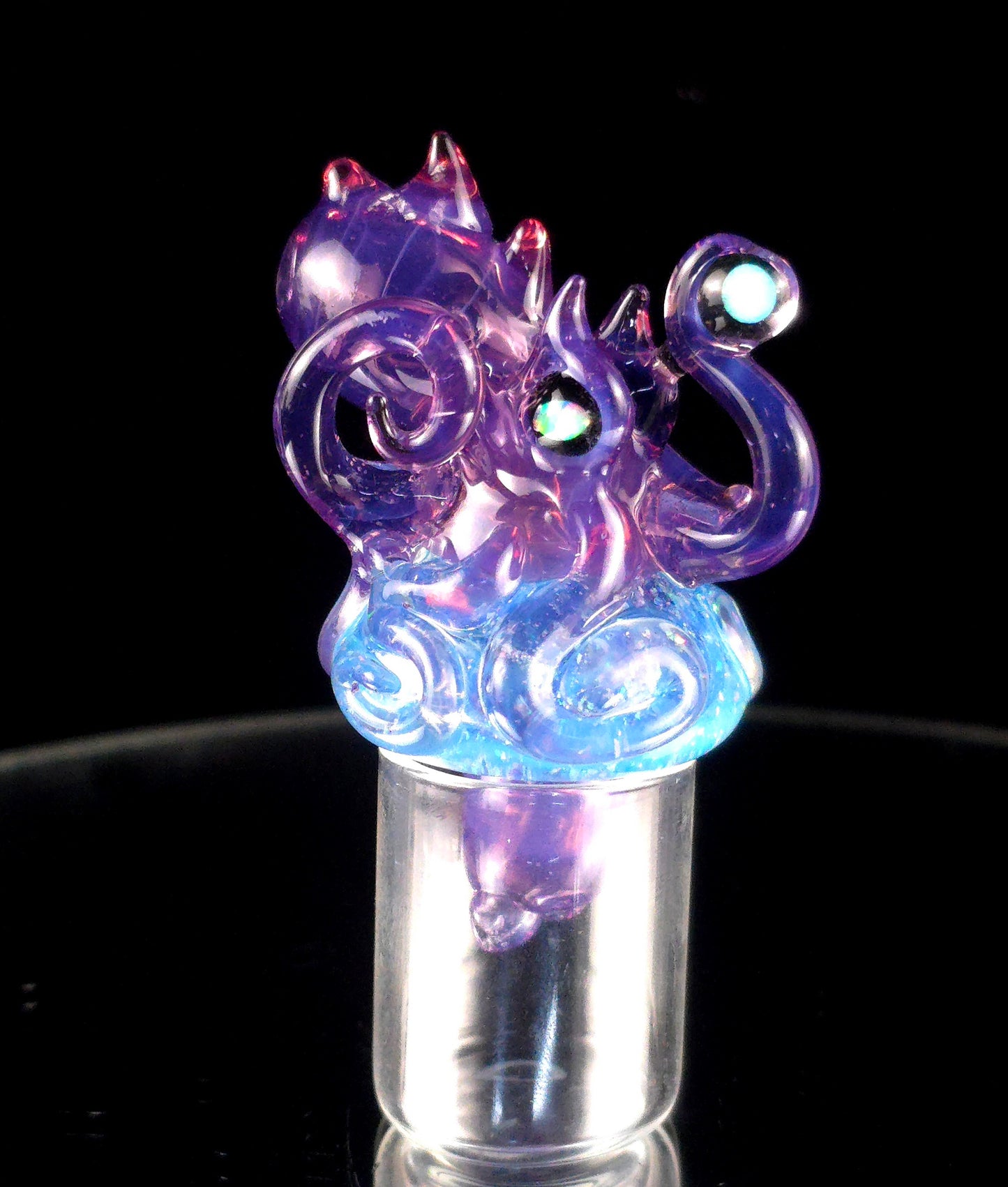 Metaterrania crushed opal and stargazer spinner cap