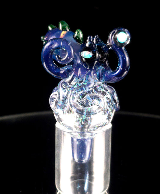 Crushed opal and premium color octopus cap