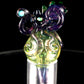 Crushed opal and multi layered color octopus cap