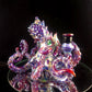 Amber purple octopus with opal eyes!